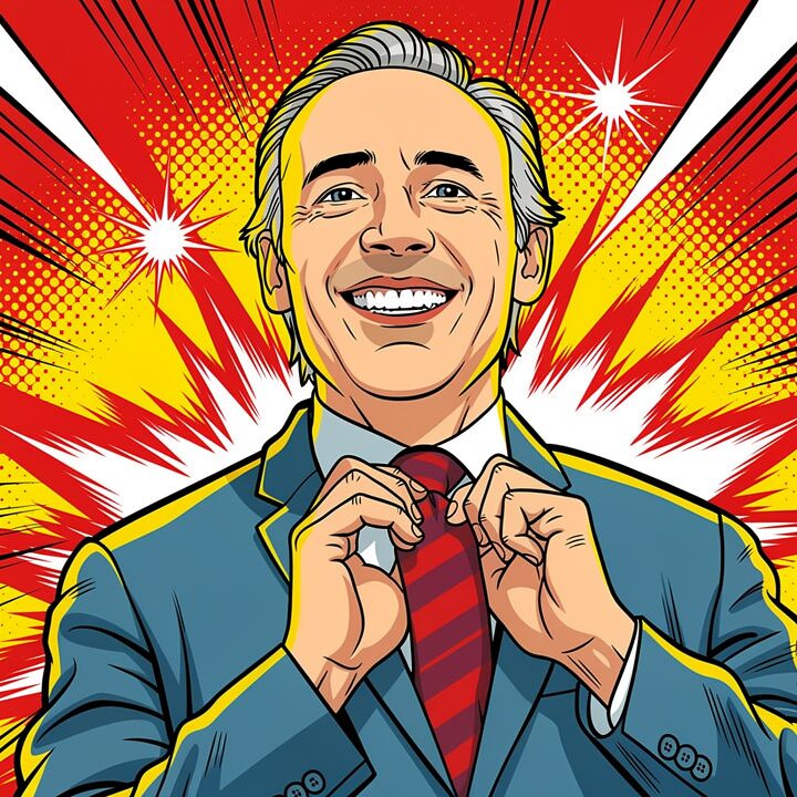 Comic Book Hero portrait sample