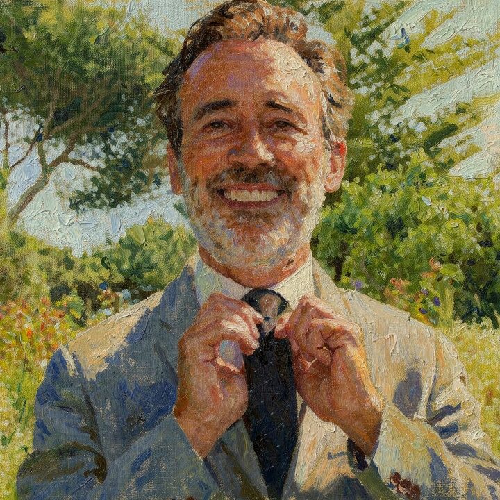 Impressionist portrait sample