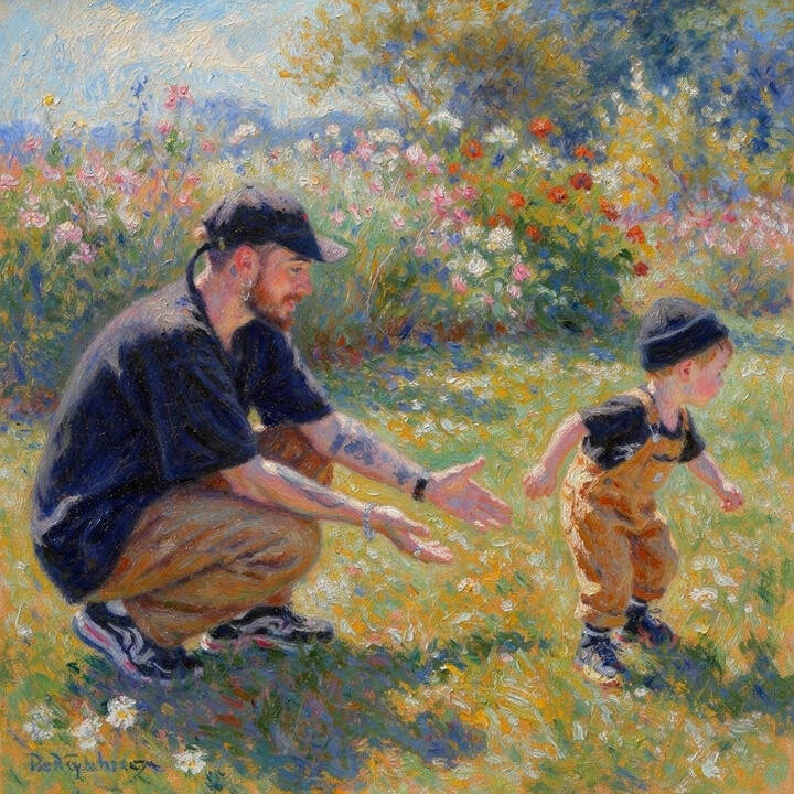 Impressionist portrait sample