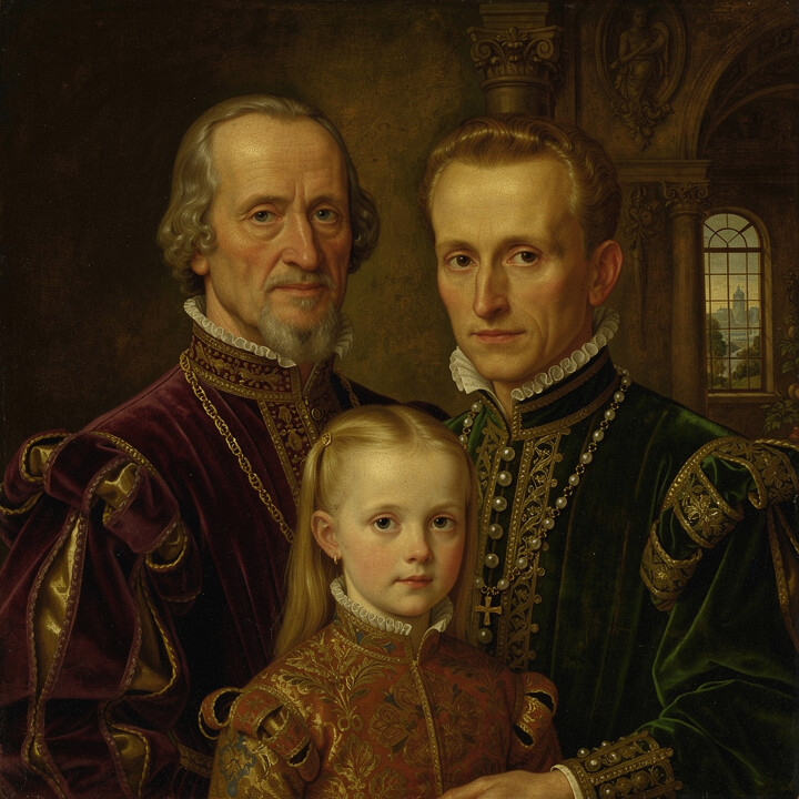 Renaissance portrait sample