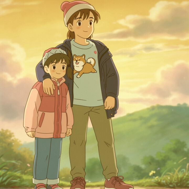 Studio Ghibli portrait sample