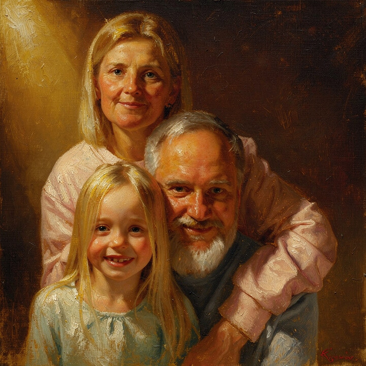 Digital file included example portrait