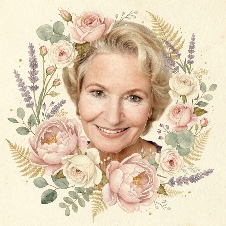 Botanical Vintage portrait sample