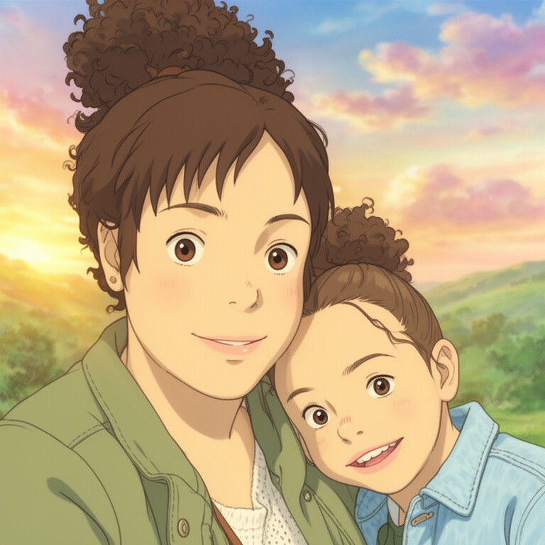 Studio Ghibli portrait sample