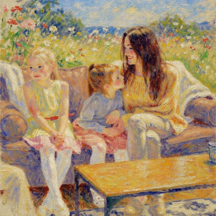 Impressionist portrait sample