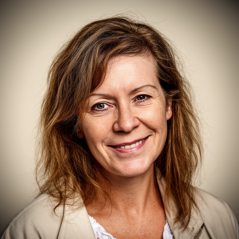 Photorealistic portrait sample