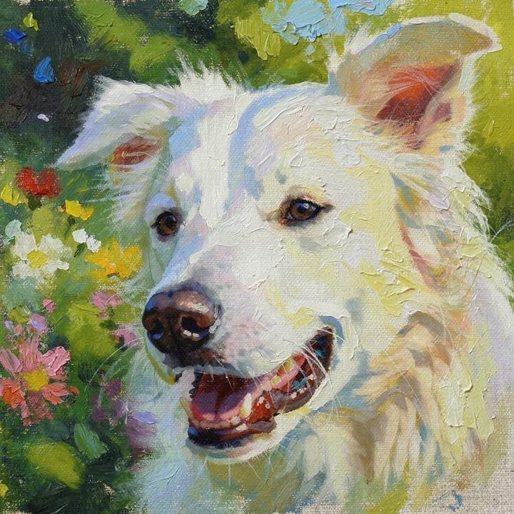 Impressionist portrait sample