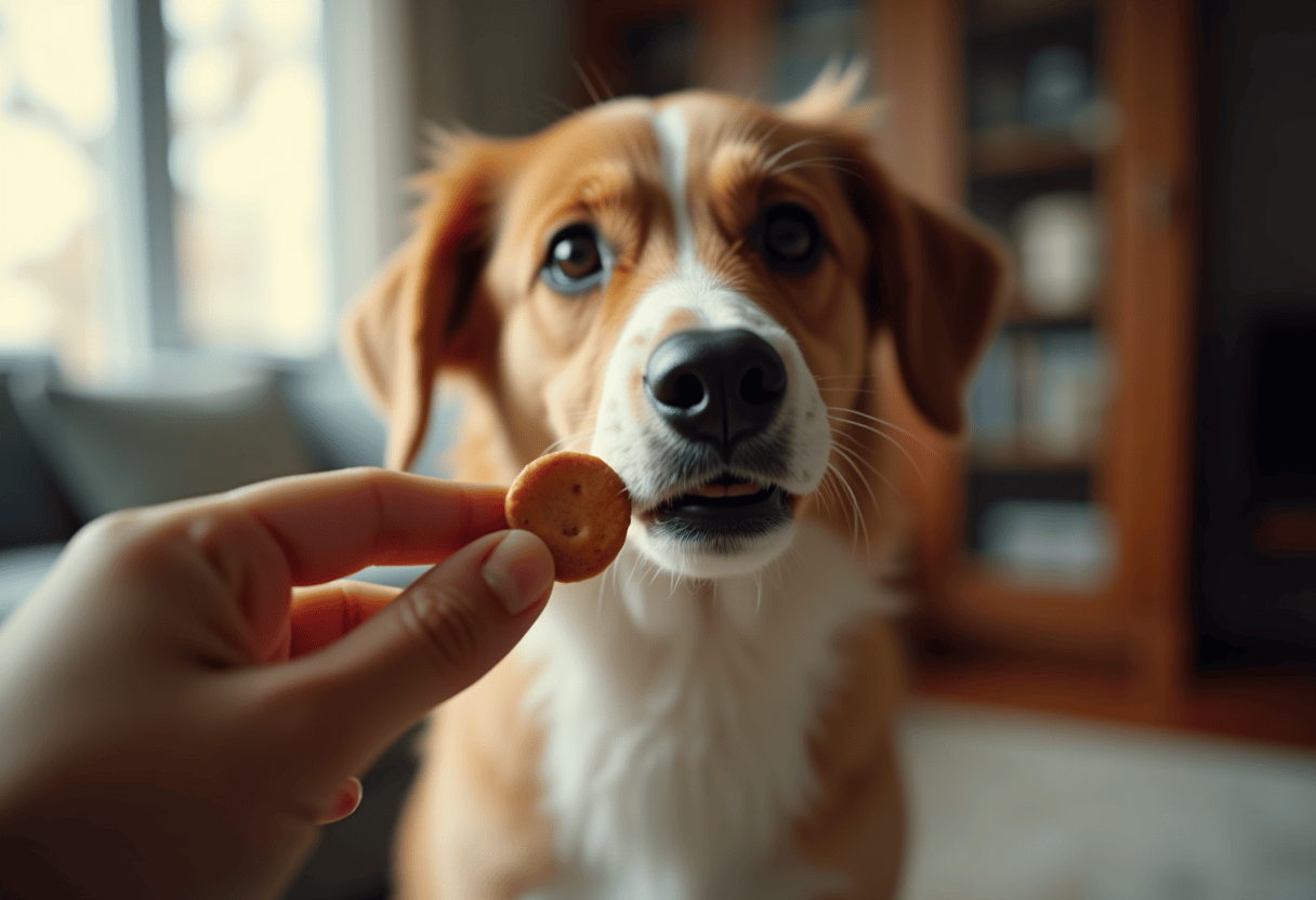 Step 4 — Get the eyes (use treats and noises)