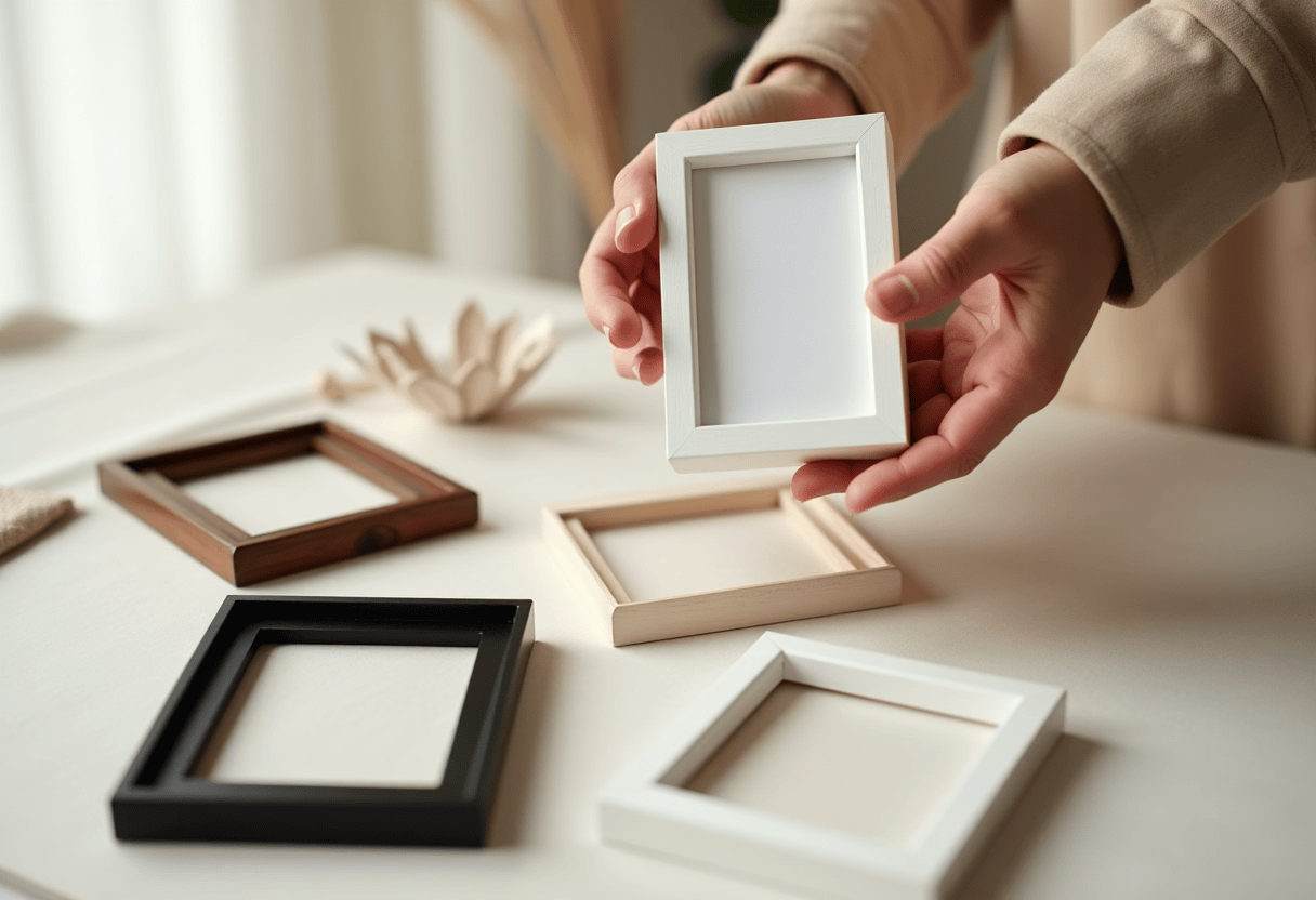 Step 1 — Choose frame material and color
