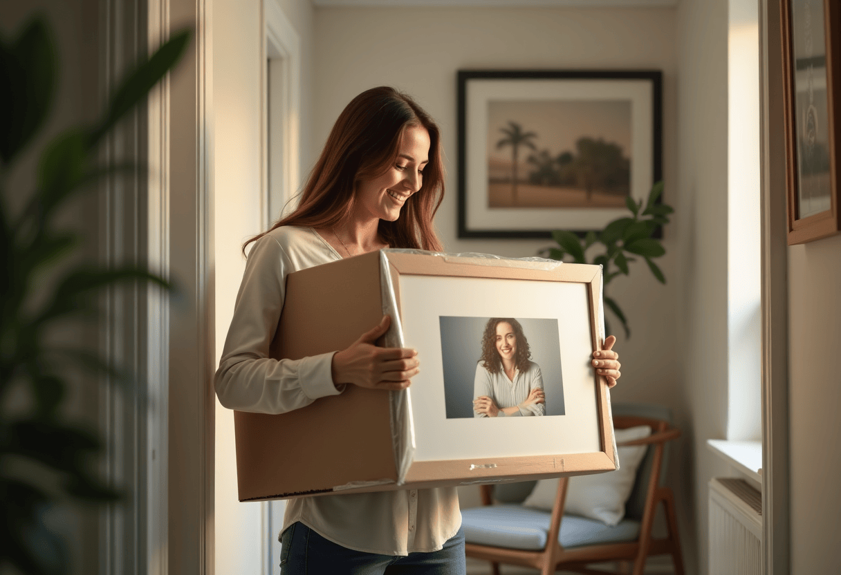 Step 5 — Unbox and hang