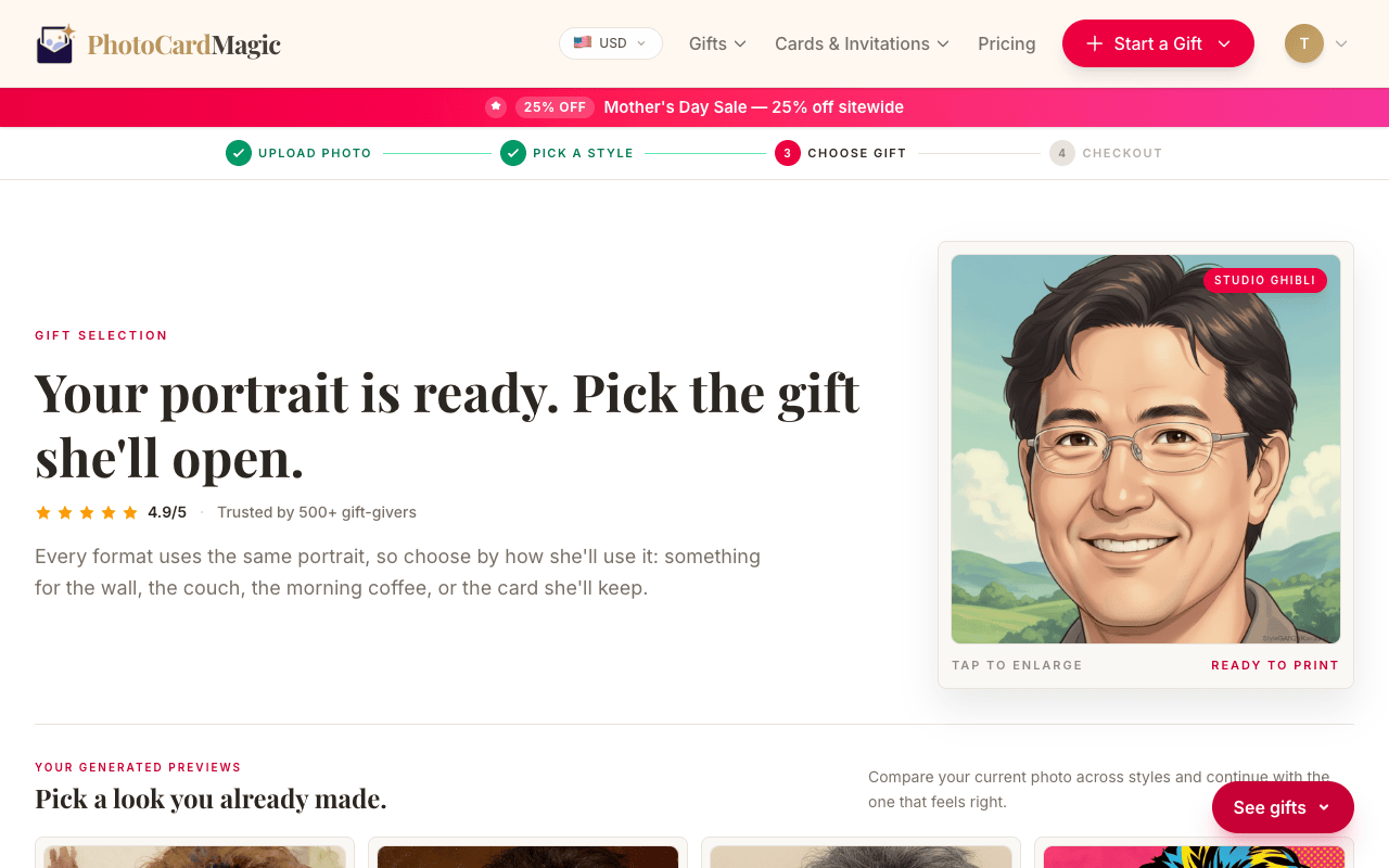Step 3 — Generate your preview