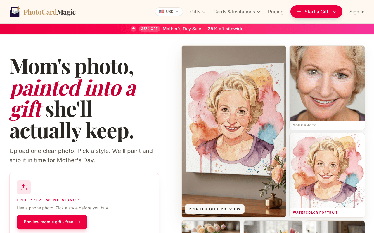 Step 1 — Upload the source photo