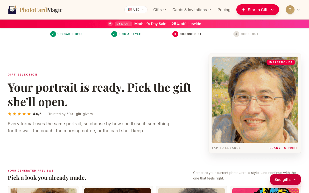 Step 3 — Generate the preview