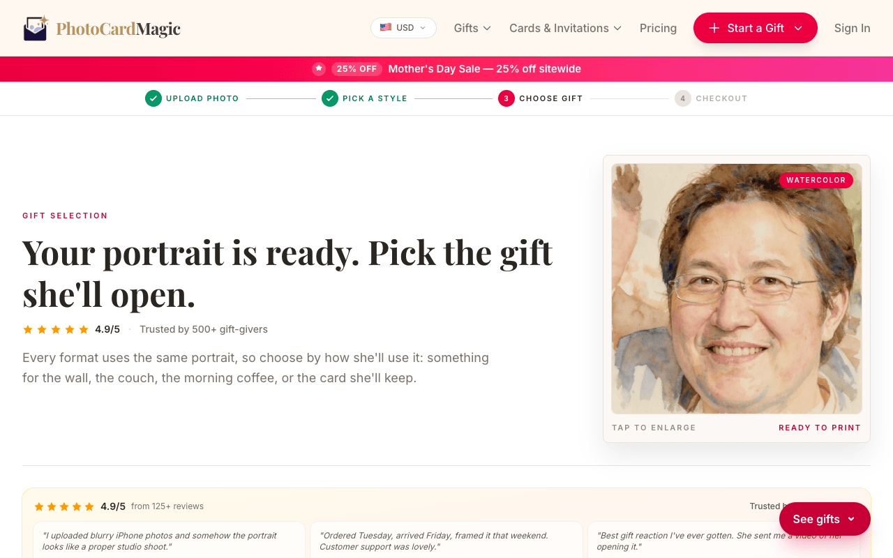 Step 3 — Generate your free preview
