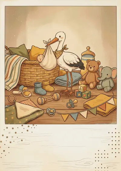 Baby Shower Polaroid preview