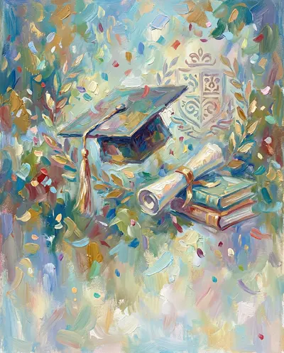 Graduation Achievement Impressionist preview