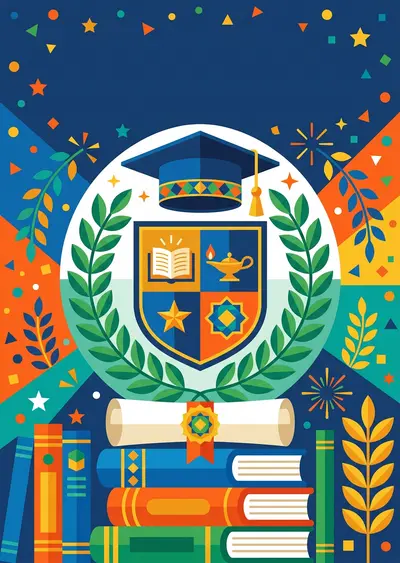 Graduation Achievement Flat Design preview