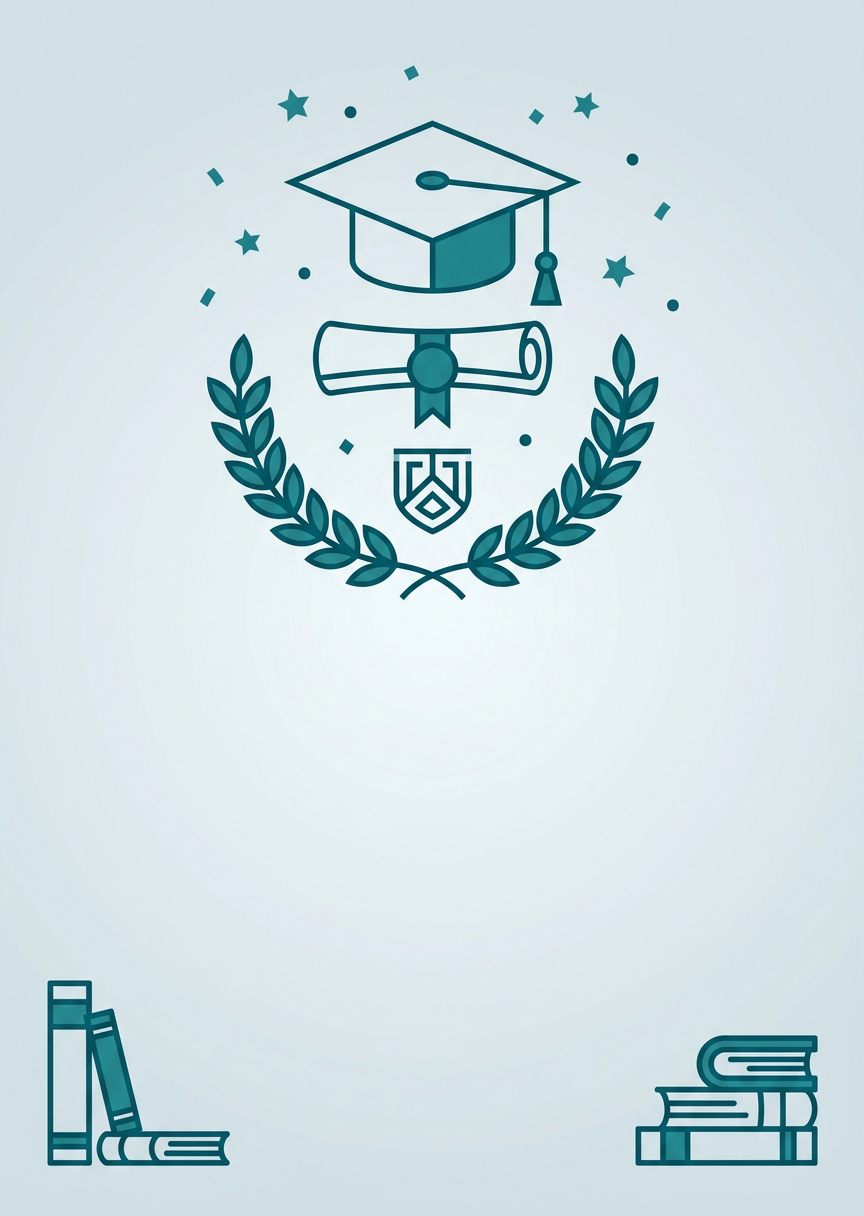 Graduation Achievement Clean Lines preview