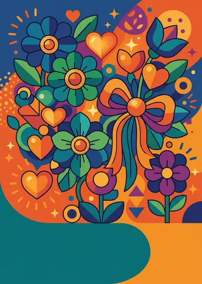 Gratitude And Thanks Flat Design preview