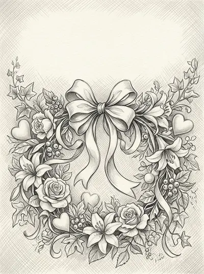 Gratitude And Thanks Pencil Drawing preview