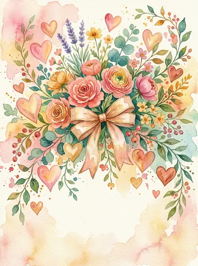 Gratitude And Thanks Watercolor Garden preview