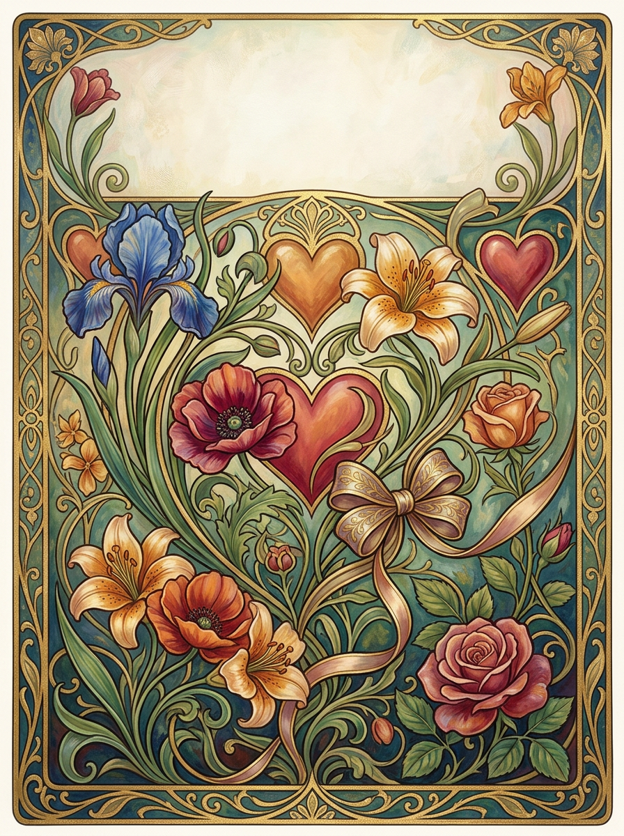 Gratitude And Thanks Art Nouveau preview