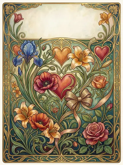 Gratitude And Thanks Art Nouveau preview