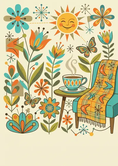 Get Well Wishes Mid-Century preview