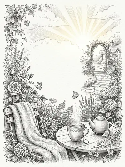Get Well Wishes Pencil Drawing preview