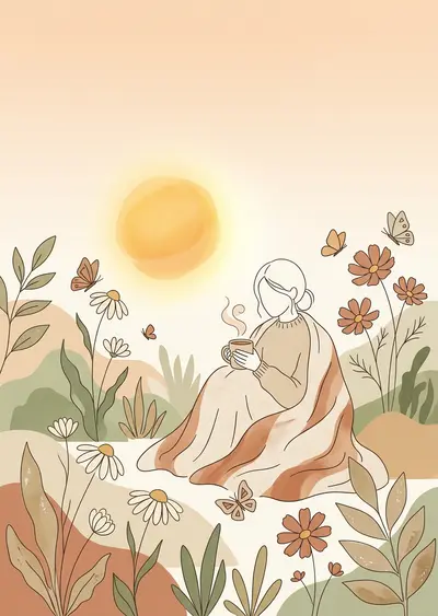 Get Well Wishes Japandi preview