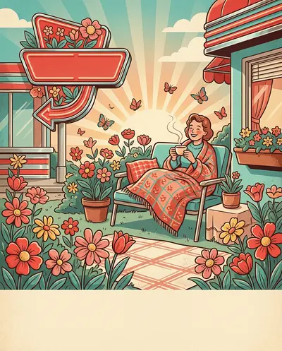 Get Well Wishes Retro Diner preview