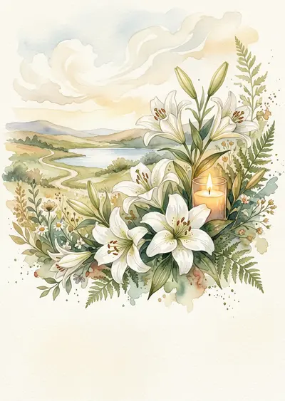 Sympathy And Comfort Watercolor Garden preview
