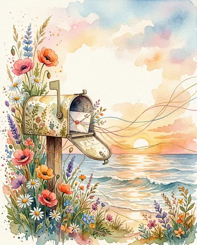 Thinking Of You Watercolor Garden preview