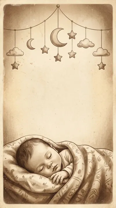 New Baby Arrival Sepia Nostalgia preview