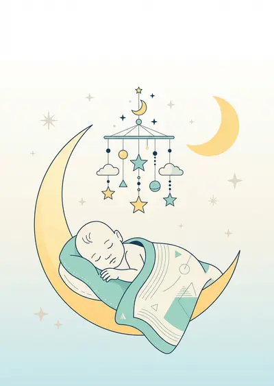 New Baby Arrival Clean Lines preview