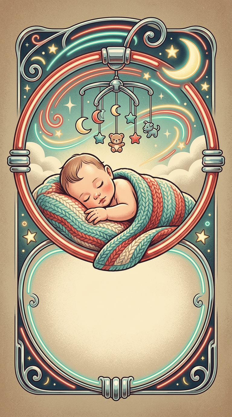 New Baby Arrival Retro Diner preview