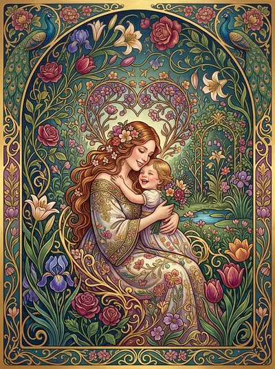 Mother's Day Love Art Nouveau preview