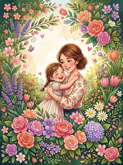 Mother's Day Love Studio Shot preview