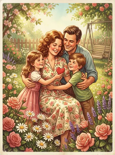 Mother's Day Love Polaroid preview