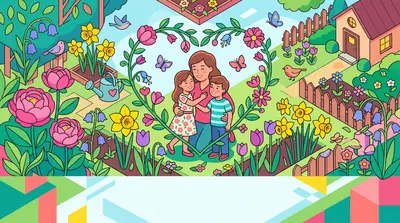 Mother's Day Love Isometric preview