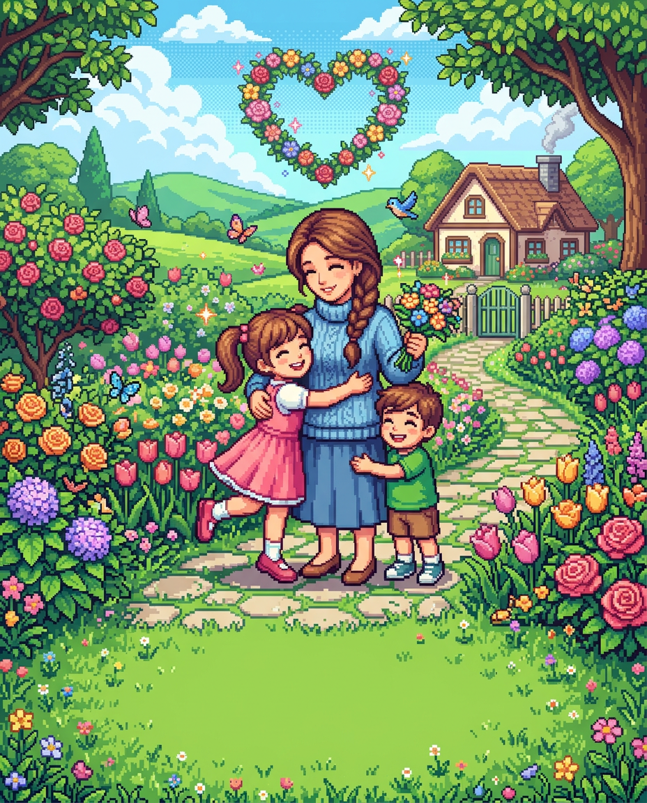 Mother's Day Love 16-Bit