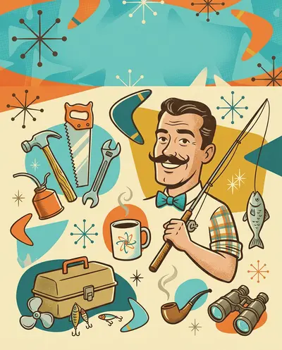 Father's Day Appreciation Mid-Century preview