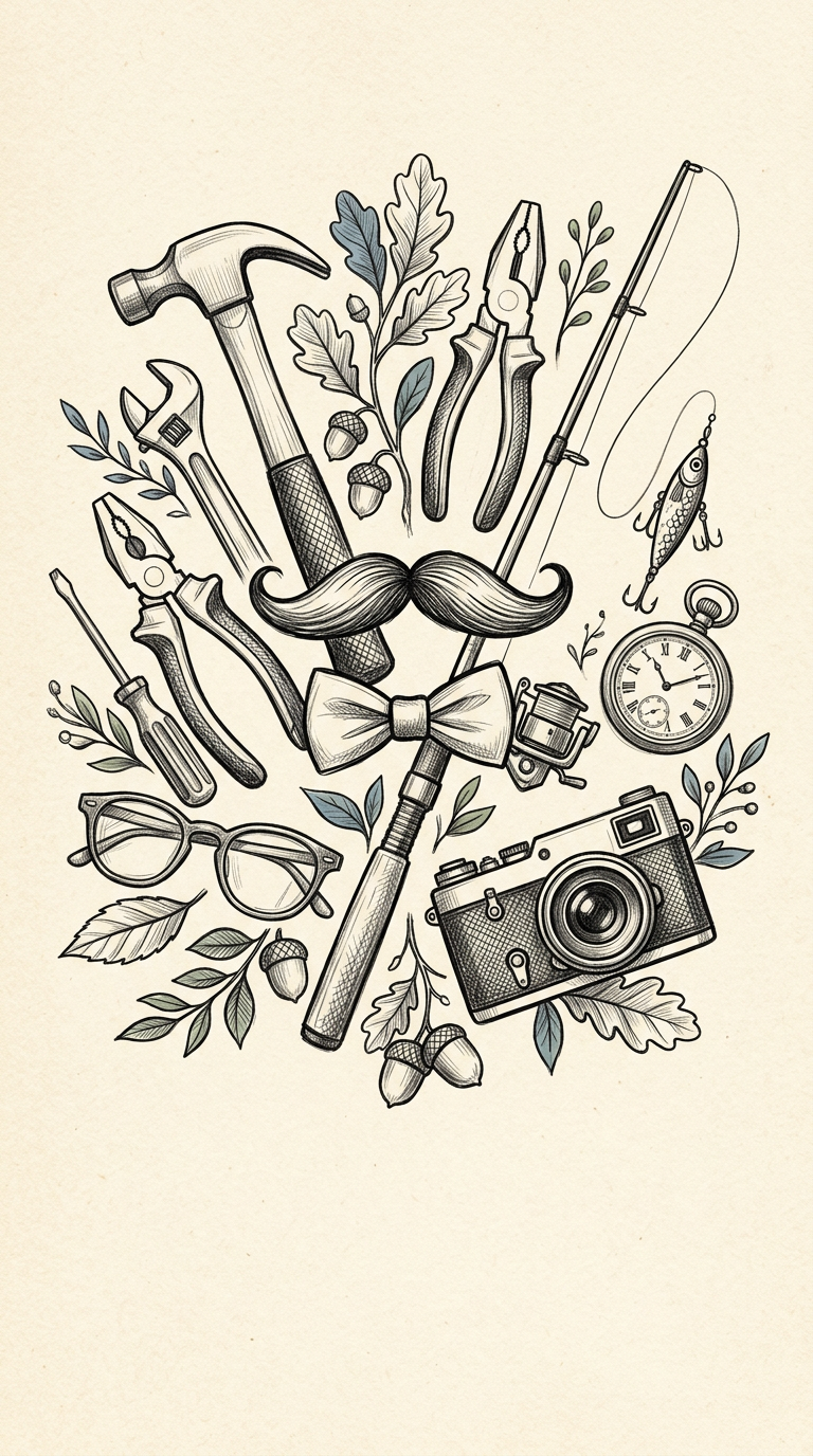 Father's Day Appreciation Ink Illustration preview