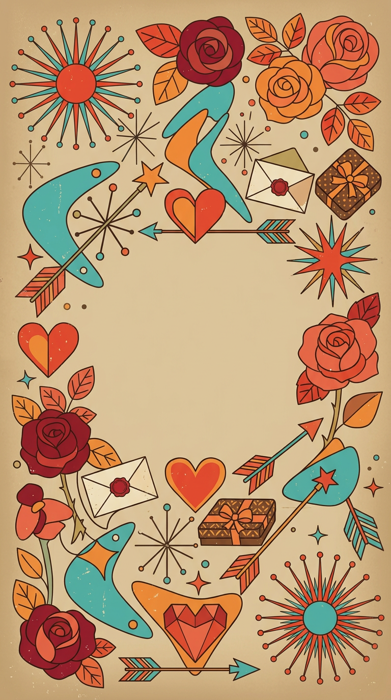 Valentine's Day Romance Mid-Century preview