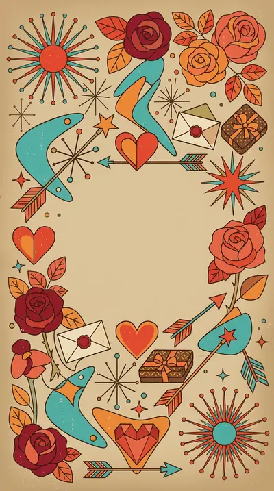 Valentine's Day Romance Mid-Century preview