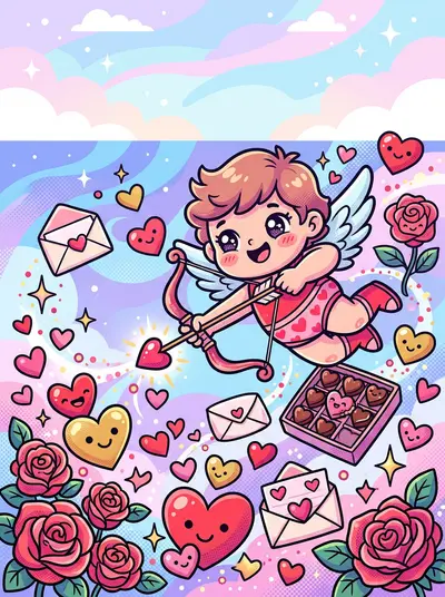 Valentine's Day Romance Kawaii preview