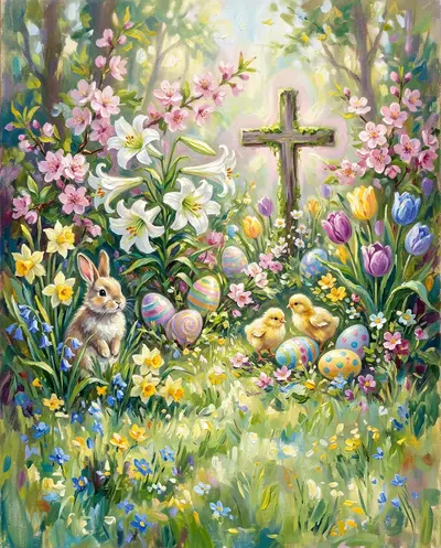 Easter Celebration Impressionist preview