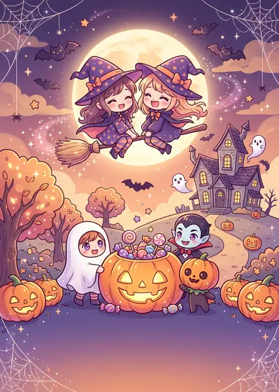 Halloween Spooky Fun Chibi preview