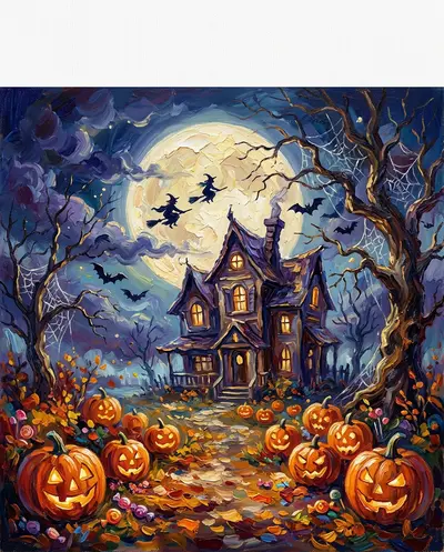 Halloween Spooky Fun Impressionist preview