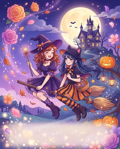 Halloween Spooky Fun Shojo preview